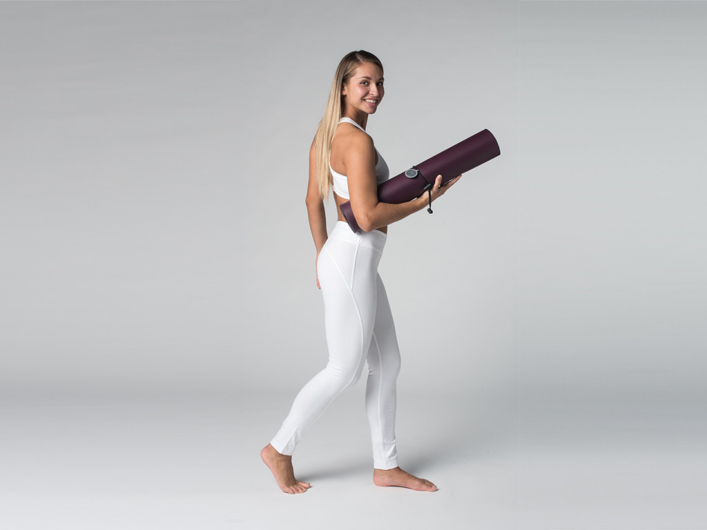 Yoga Legging 95% coton Bio et 5% Lycra Blanc - Fin de Serie