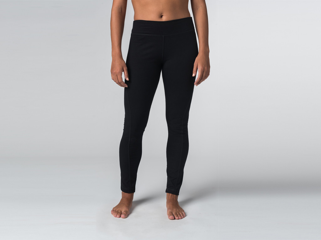 Yoga Legging 95% coton Bio et 5% Lycra Noir - Fin de Serie