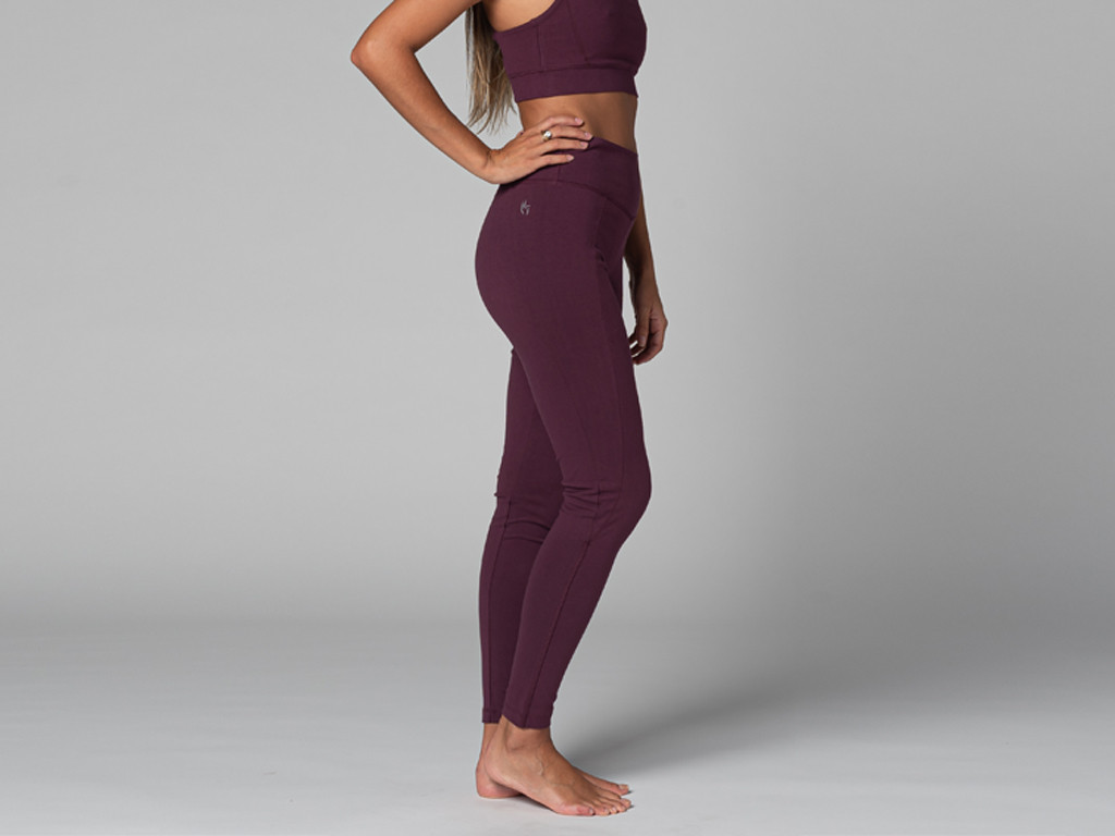 Yoga-Legging-Tasche – Bio Pflaume