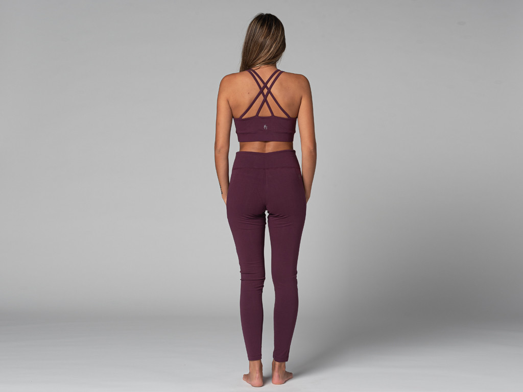 Yoga Legging Pocket - Bio Prune