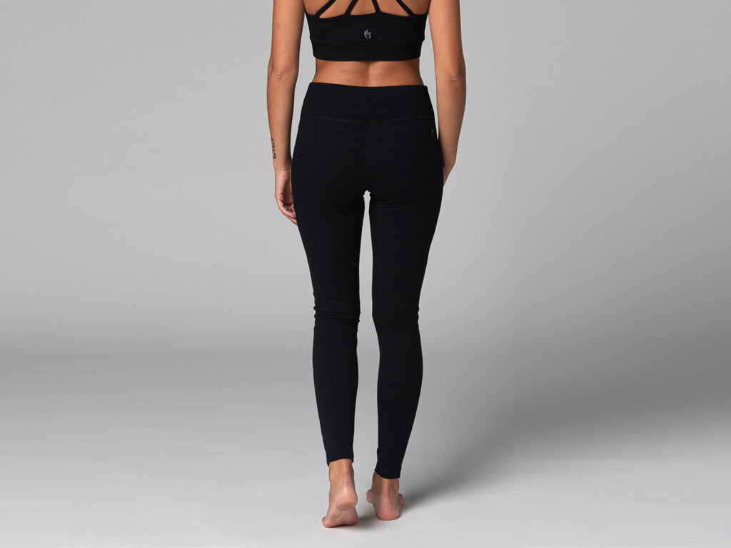 Yoga Legging Pocket - Bio Noir