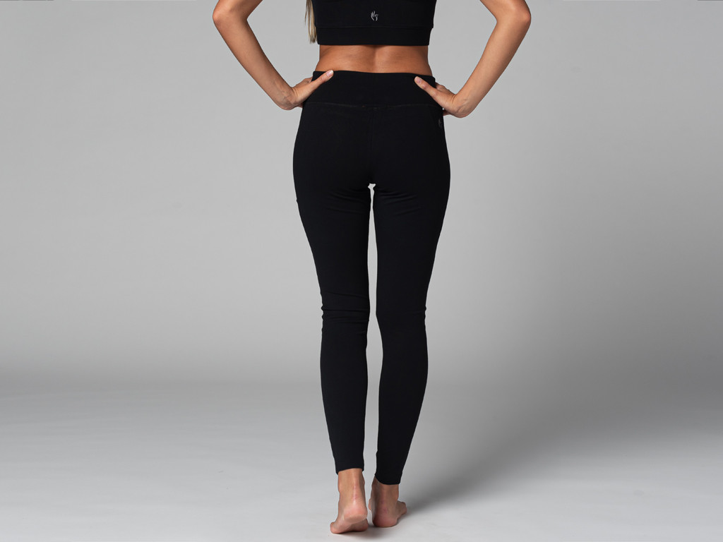 Yoga Legging Pocket - Bio Noir