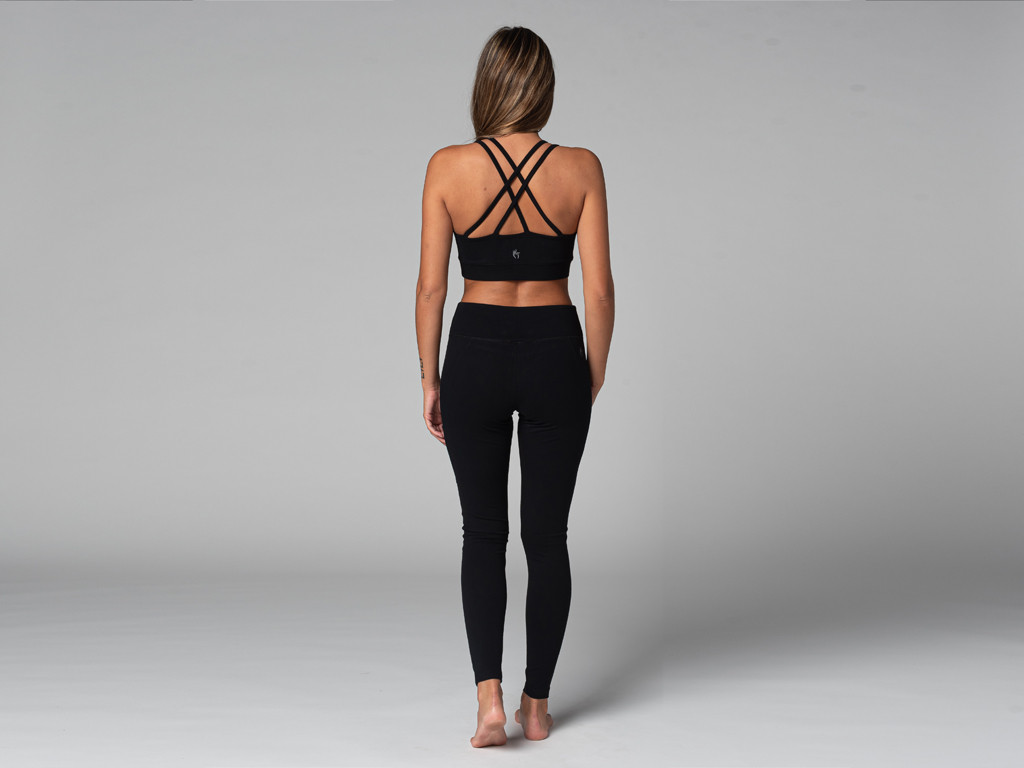 Yoga Legging Pocket - Bio Noir