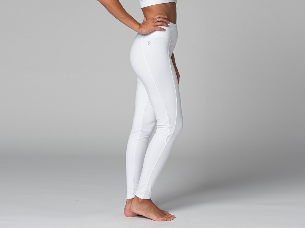 Yoga Legging Pocket - Bio Blanc