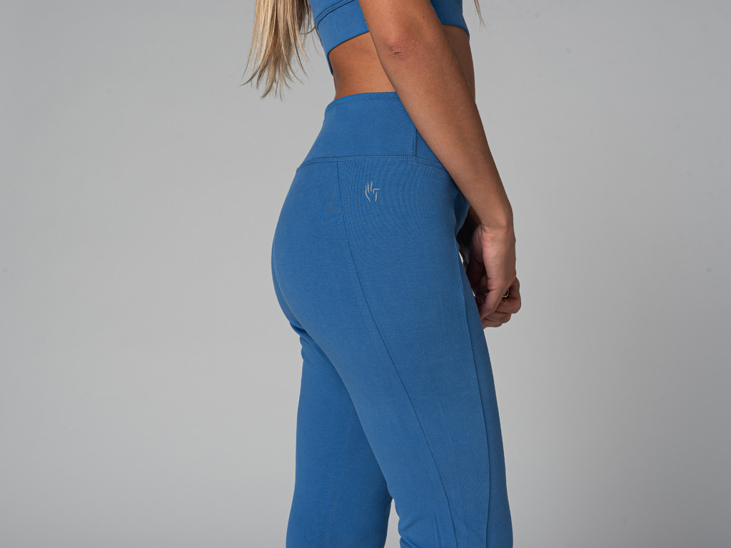 Yoga Legging Pocket - Bio Bleu Chaud