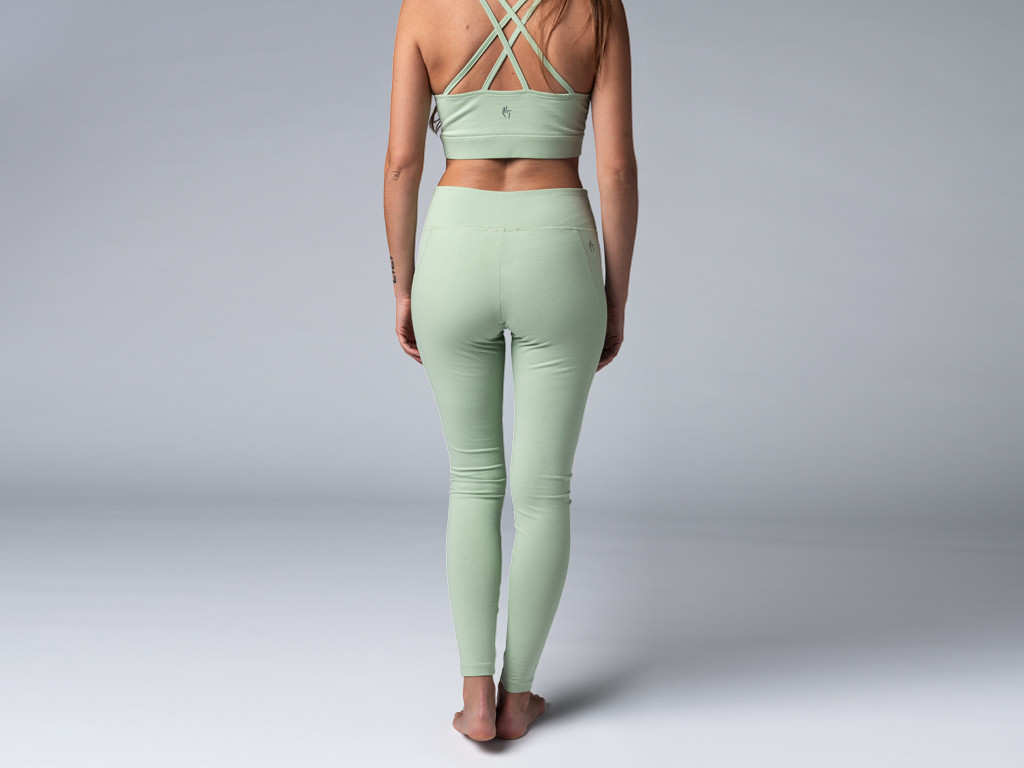 Yoga Legging Pocket - Bio Vert