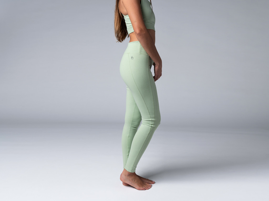 Yoga Legging Pocket - Bio Vert