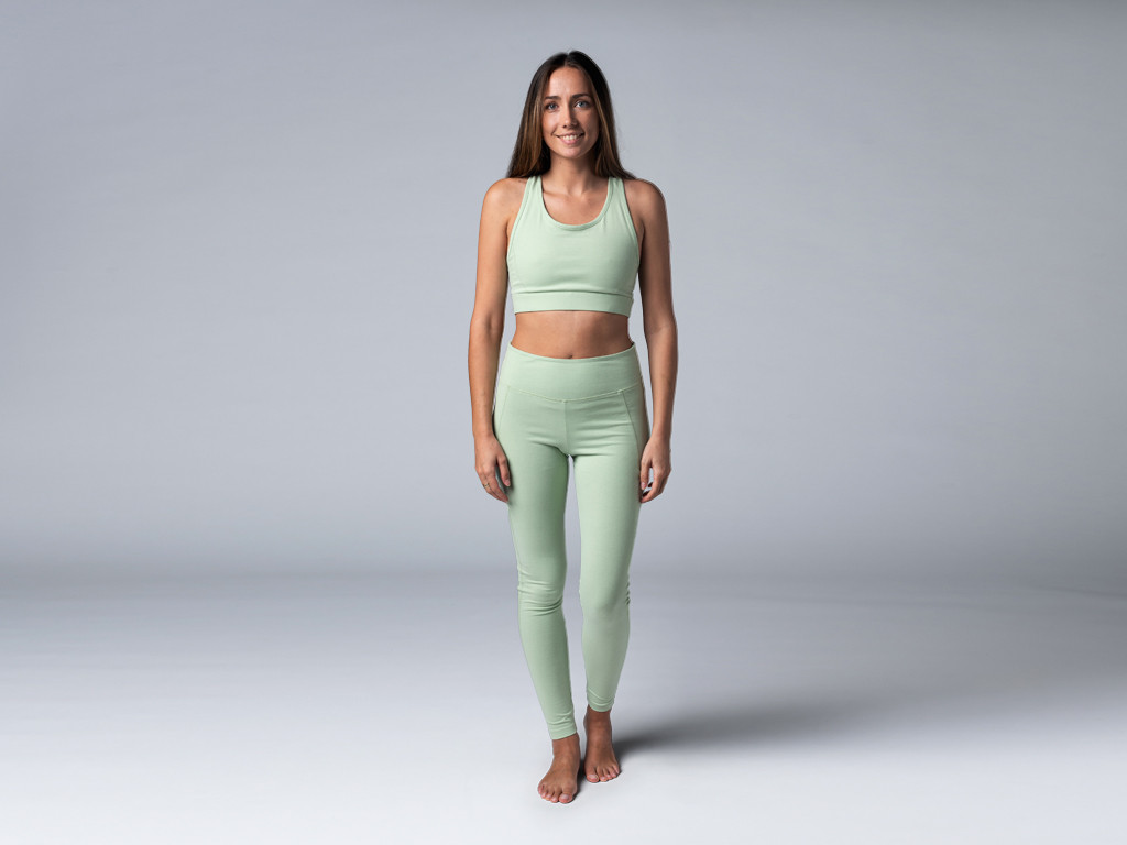 Yoga Legging Pocket - Bio Vert