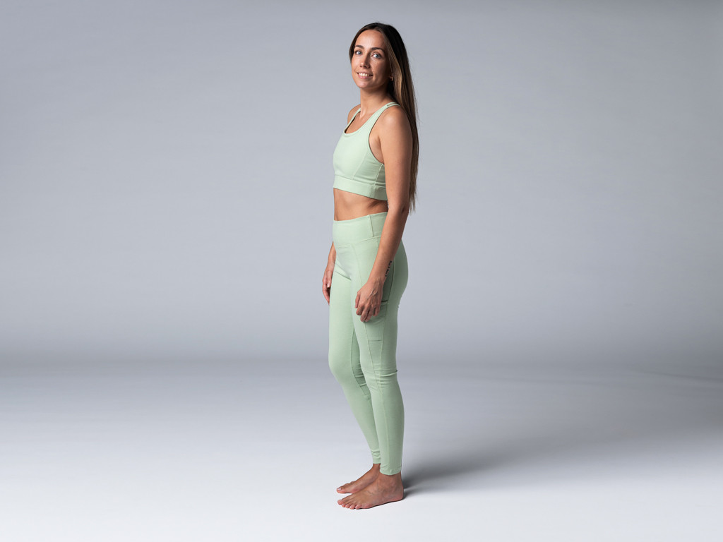 Yoga Legging Pocket - Bio Vert