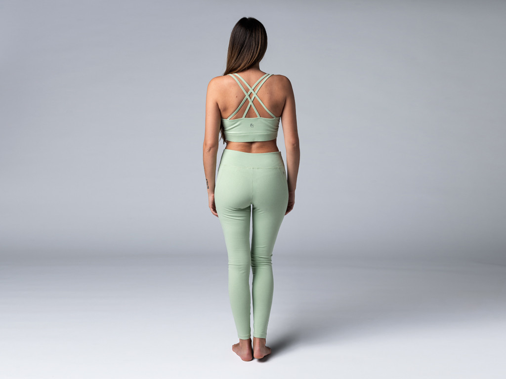 Yoga Legging Pocket - Bio Vert