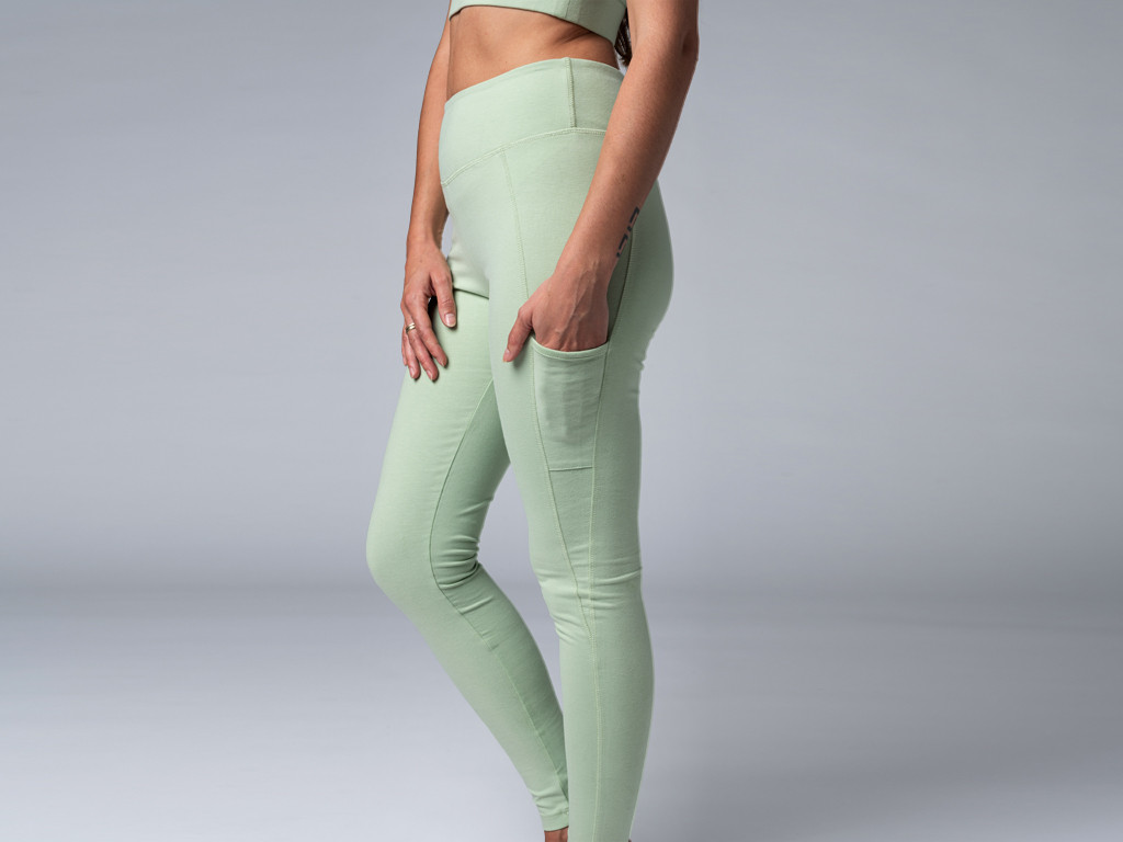 Yoga Legging Pocket - Bio Vert