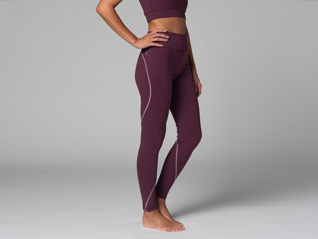 Yoga Legging Sport - Organico Prugna