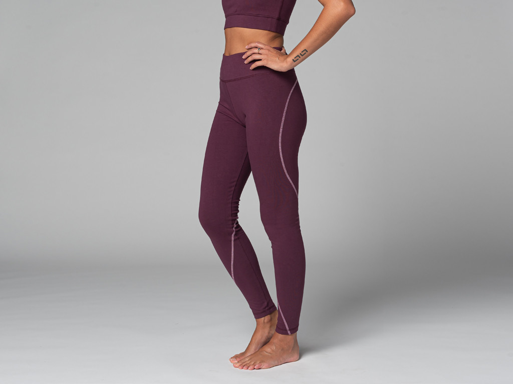 Yoga Legging Sport - Organico Prugna