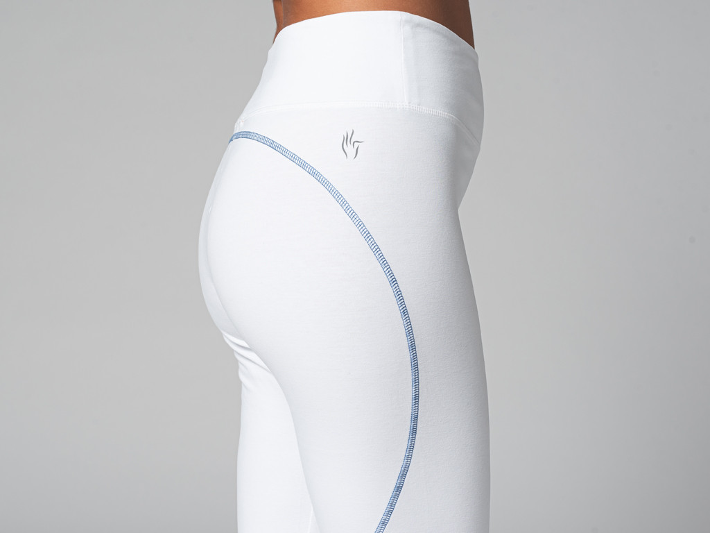 Legging Yoga Esportiva - Orgânica Branco