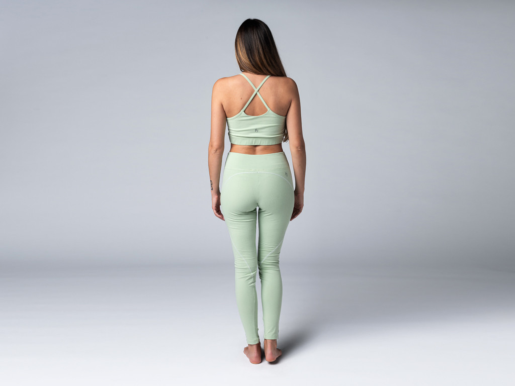 Yoga Legging Sport - Organic Green