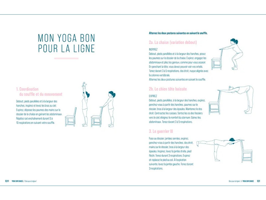 Yoga sur chaise Julie Banville, Claire Armange