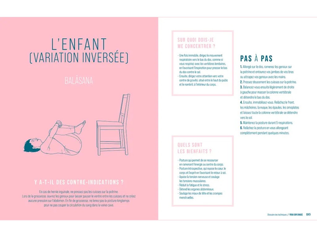 Yoga sur chaise Julie Banville, Claire Armange
