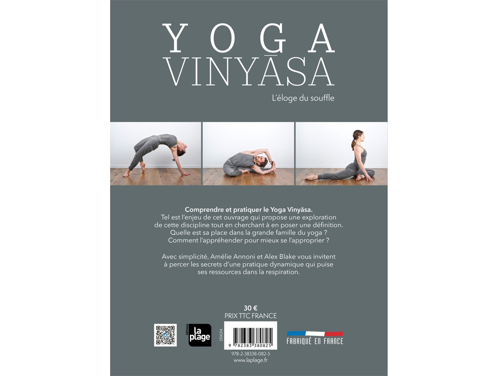 Yoga Vinyasa - L'éloge du souffle Amélie Annoni - Alex Blake
