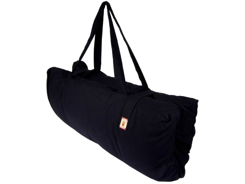 Transportable Zabuton 100% Organic cotton Black