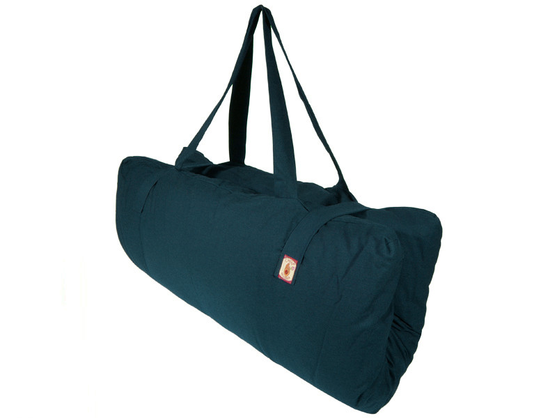 Zabuton transportable 100% coton Bio Bleu