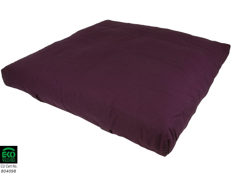 Zabuton trasportabile 100% cotone biologico Prugna